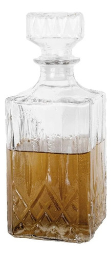 Garrafa Licoreira Para Servir Whisky Destilado Vidro 900ml