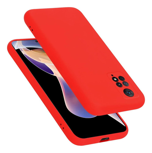 Funda Case De Xiaomi Redmi Note 11 Pro 4g Soft Feeling Rojo