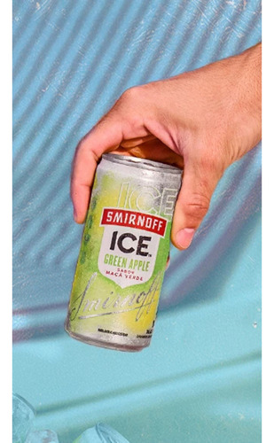 Bebida Alcoólica Mista Smirnoff Green Apple 269ml 24 Latas