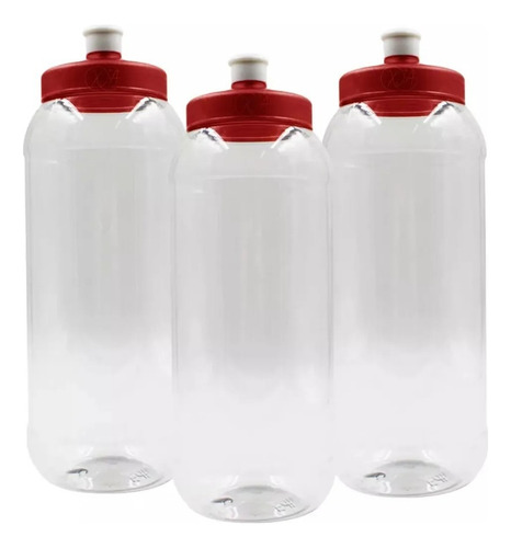 Cilindro Envase 1 Lt Con Tapa Chupón 10 Piezas