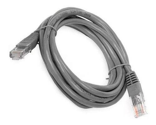 Patch Cord Wireplus 2m Cat5e Gris Wp-pc-c5e-2gray