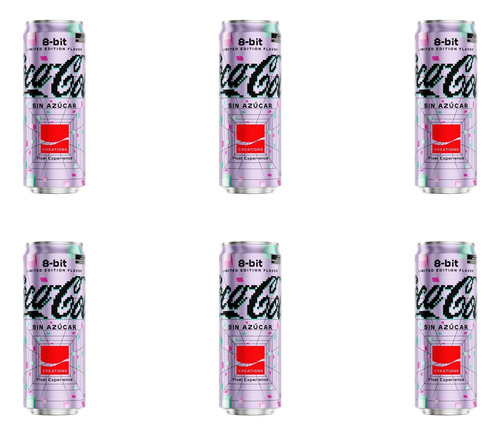 6 Pack Coca Cola 8 Bit (limited Edition) Pixel Experience
