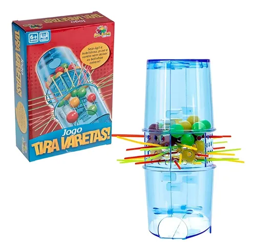 Jogo Tira Varetas Puxa Palitos Brinquedo Pega Vareta Diversão Interativa Férias