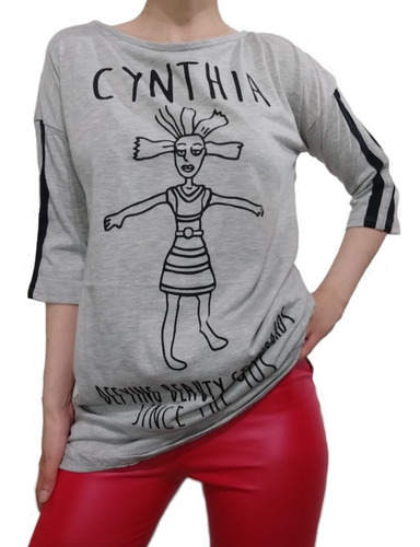 Remera Remeron Gris Cynthia - Rugrats 