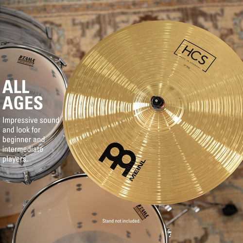 Prato Meinl 20 Ride - Latão Com Acabamento Tradicional Hcs P