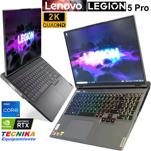 Imagen 4 de 8 de Lenovo Legion 5 Pro Gamer 16 I7 11800 Rtx 3050 16gb 512ssd