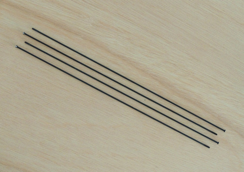 Pillar Spokes Rayos Rectos (straight-pull) Negros