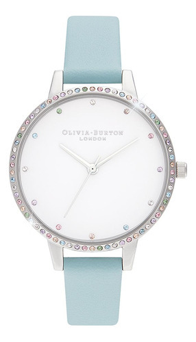 Reloj Olivia Burton Dama Color Turquesa Ob16rb19 - S007