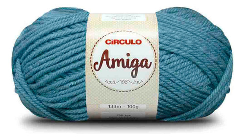 Lã Amiga Tricô Circulo Novelo 100g 133 M (750 Tex) Cor 2930 - Netuno