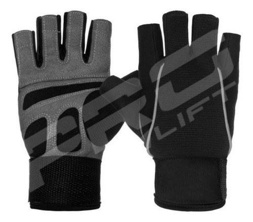 Guantes Guantillas Pesas Crossfit Gym Musculación Negro