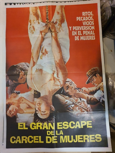 Afiche De Cine Original-2080-el Gran Escape De La Carcel...