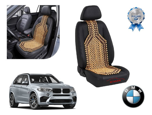 Cubre Respaldo Asiento Bolitas De Madera Bmw X5 2019