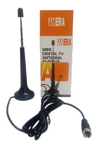 Imagen 1 de 3 de Antena De Tv Digital Anera Base Magnética Nuevas