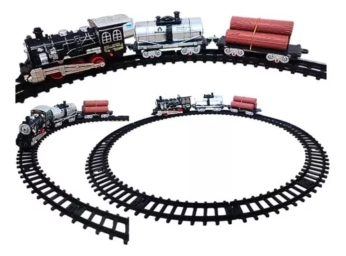 Trem de Brinquedo Super Locomotiva Expresso 14 Peças Braskit - GAMES &  ELETRONICOS