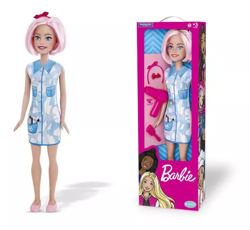 Boneca Barbie - Cabelo e Maquiagem - Malibu Hnk95 - Ri Happy