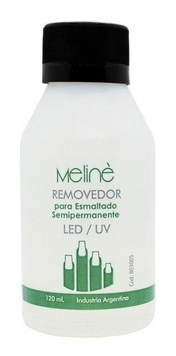 Meline Removedor Para Esmalte Uñas Semipermanentes 120 Ml