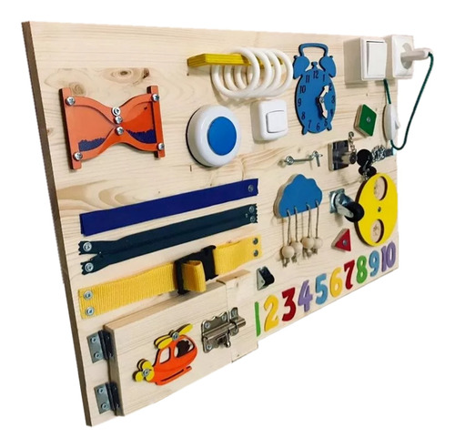 Tablero Didáctico Panel Montessori Personalizado70x50