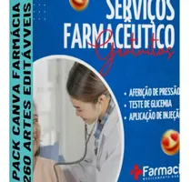 Comprar Pack Canva Farmácia 260 Artes: Templates Editáveis No Canva