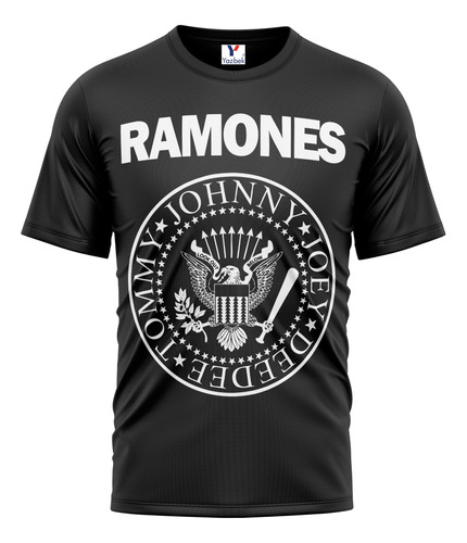 Playera Ramones, Peso Completo 100% Algodón 