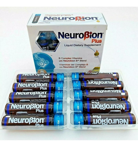 Neurobion Plus Suplemento Líquido Complejo B 10 Viales