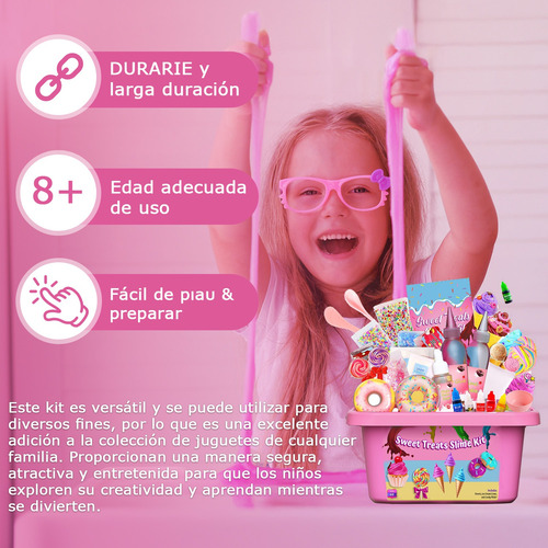 Kit De Slime De Helado, Increíble Kit Para Hacer Slime De He