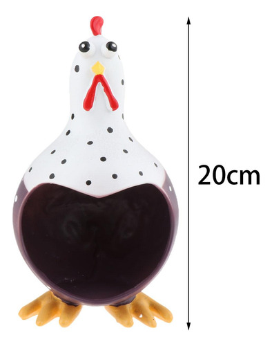 Recipiente De Huevos Con Diseño De Ave De Corral, Adorno