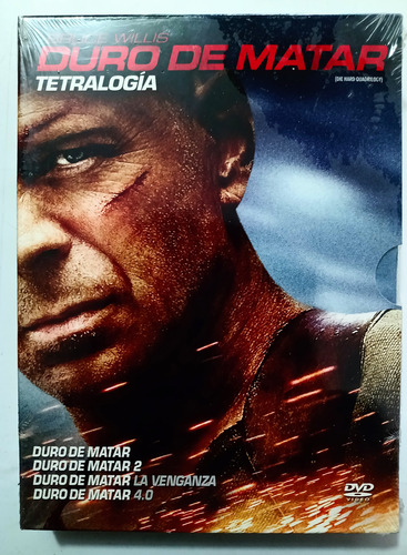Duro De Matar Tetralogía Bruce Willis Dvd Boxset Original (Usado)