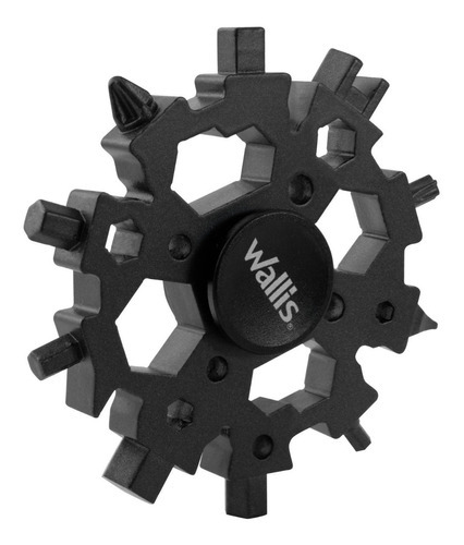 Multiherramienta Universal Portátil Wallis, K900381, 22 Usos, acero inoxidable, Negro