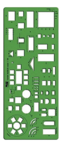 Plantilla Profesional Maped Technic Muebles Color Verde