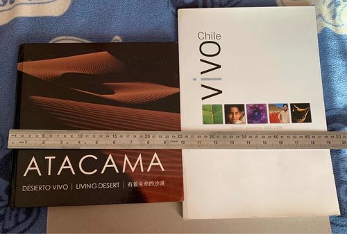 2 Libros C/ Fotos De Chile Atacama (valor X Los Dos)