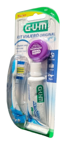 Gum Cepillo Dental Kit De Viaje 2 Piezas