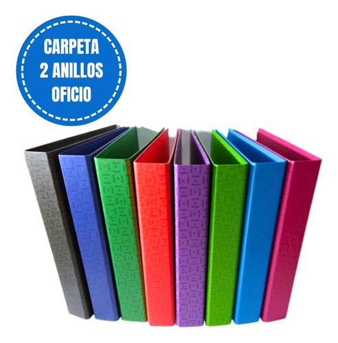 Imagen 9 de 9 de Carpeta A4 2 Anillos 20 Mm Colores Calidad Premium