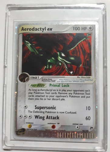 Pokémon Tcg Aerodactyl Ex - 94/100 - Ultra-rare