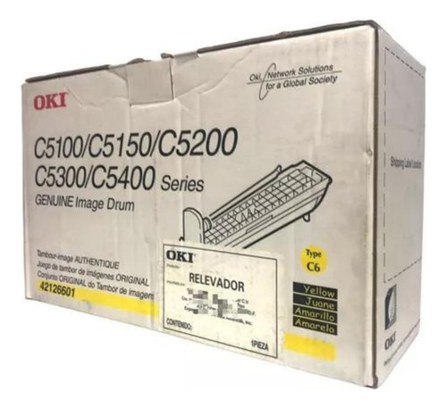 Tambor Oki 42126601 Yellow Original Nuevo Para C5100