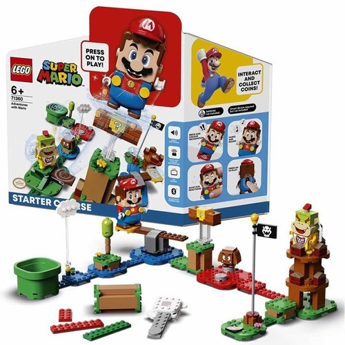 Lego Super Mario Adventures Con Mario Starter Course