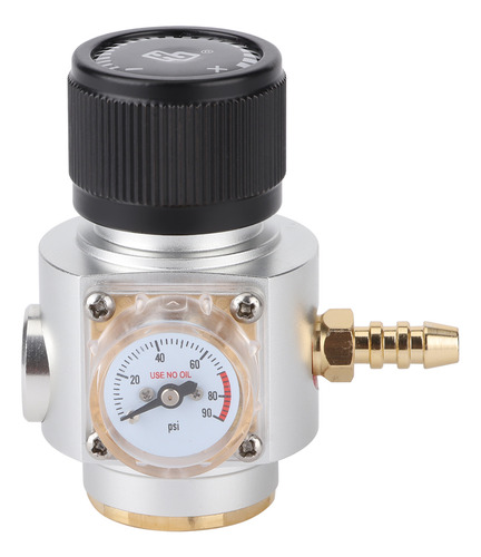 Regulador De Gas Co2 Con Rosca Tr21x4 De Aluminio