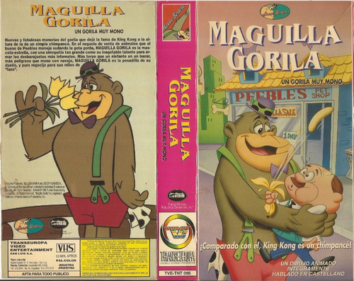 Maguilla Gorila Vhs En Castellano Hanna Barbera