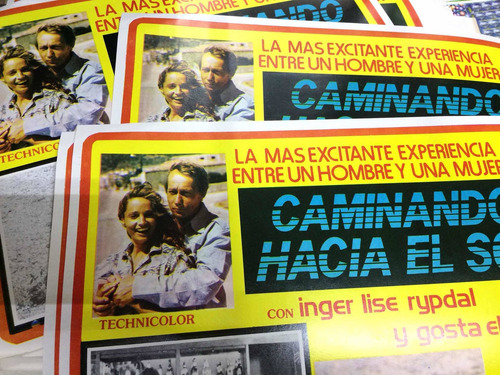Lobby Cards Caminando Hacia El Sol Juego De 4 A 299 Pesos (Usado)
