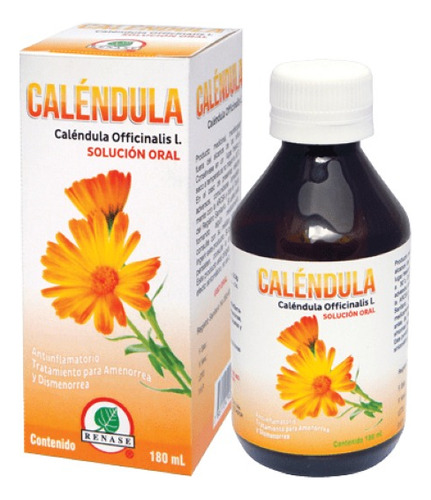 Caléndula, Jarabe Natural (antiinflamatorio)