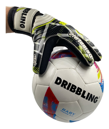Imagen 7 de 10 de Guantes Arquero Portero Con Ferulas Drb Striker Latex Aleman