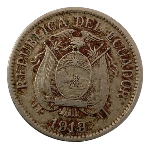 Moneda Ecuador 5 Centavos 1919 (&364 (Usado)