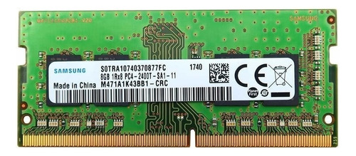 Memoria Ram 8gb 1x8gb Ddr4 2400 Mhz Sodimm Samsung