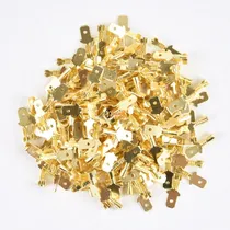 Comprar 6 Terminal Plano Macho Cobre Instalaciones Universal 