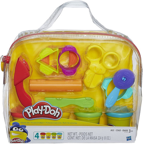 Play Doh Primeras Creaciones Plastilina 4 Latas Hasbro B1169