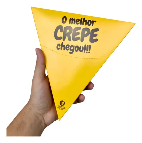 Embalagem Para Crepe Francês Delivery (200 Unidades)