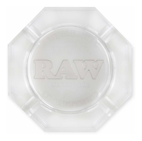 Raw Cenicero De Cristal Sin Plomo, Inspirado En La Década De