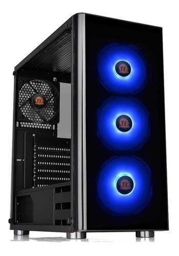 Gabinete Gamer Thermaltake V200 Tg Black X4 Cooler Rgb