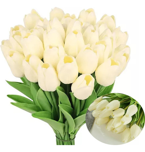 30 Pieza Tulipanes Artificiales Flores  Regalos Para Mujeres