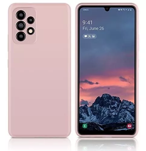 Samsung Galaxy A52 / A52 5G / A52s 5G Funda Gel Tpu Silicona Líquida Rosa  Fucsia