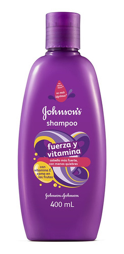 Shampoo Johnson´s Baby Fuerza Y Vitamina 400ml